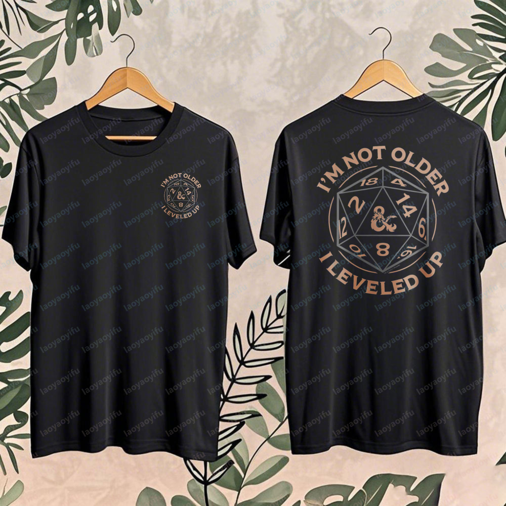 Esports Gaming Shirts - Retro Dungeons & Dragons Verjaardag Level