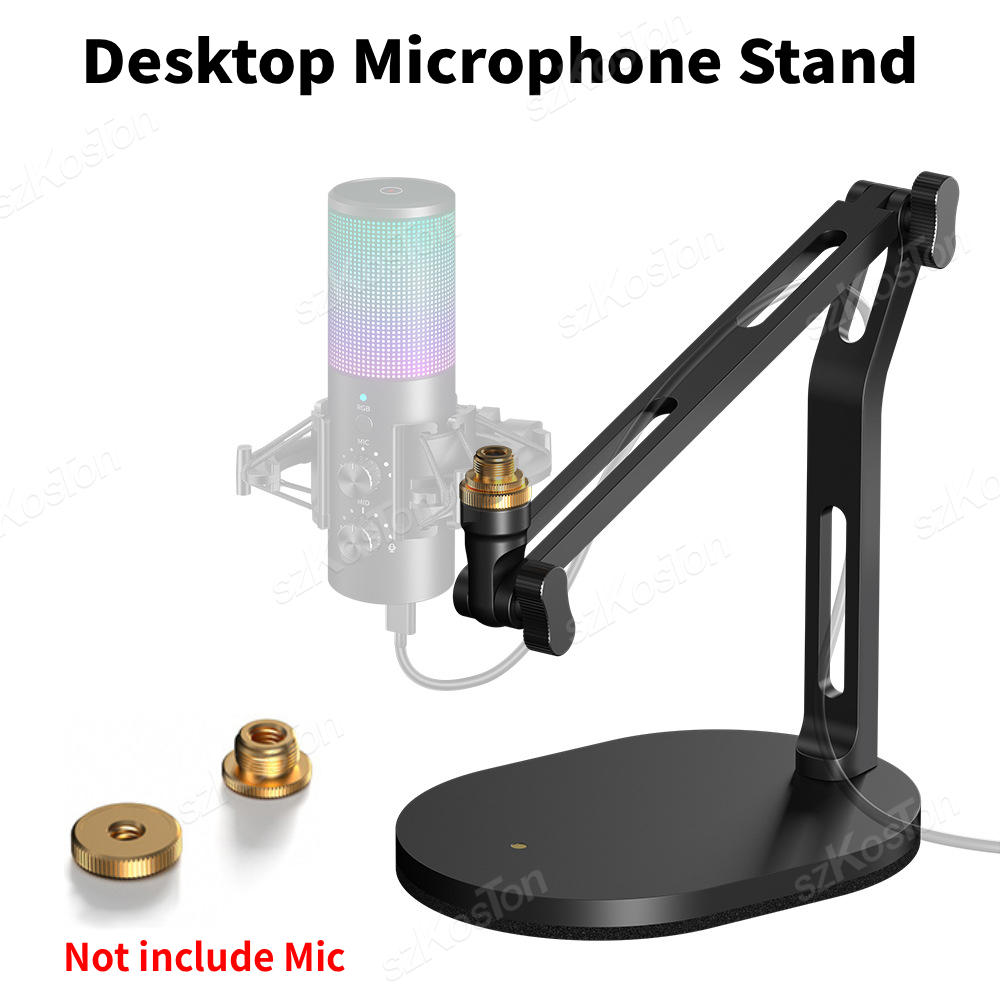 Microphone Arm Boom - Opvouwbare bureaumicrofoonstandaard voor AM8 K669B SM7B,