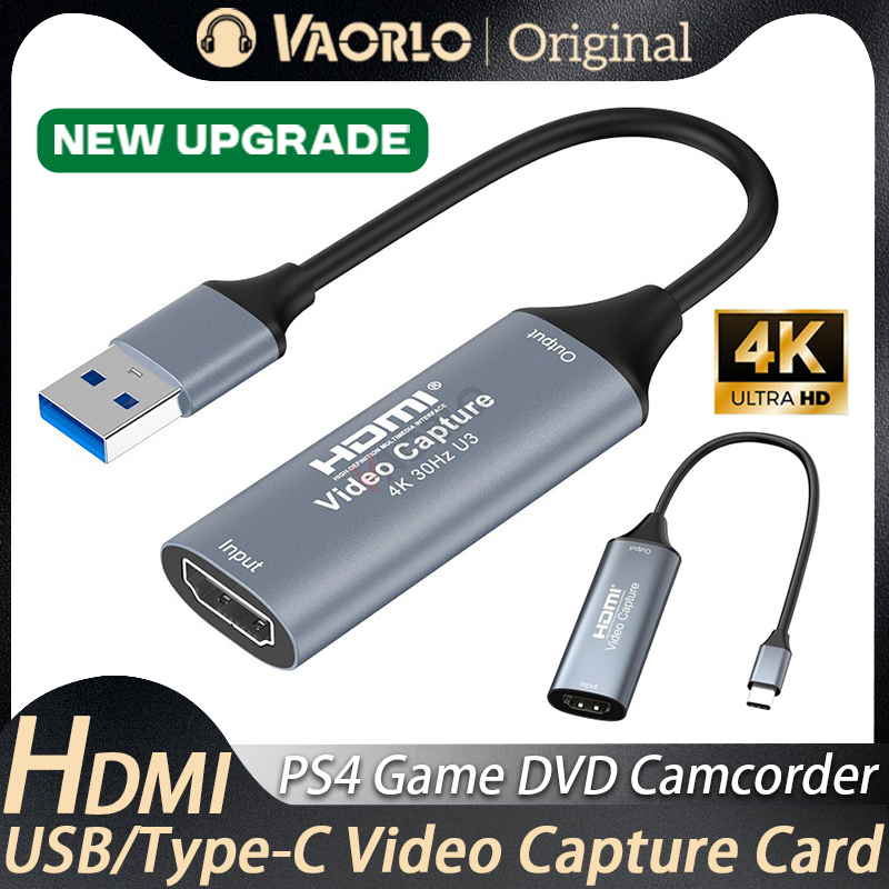 Capture Card 4K Hdmi - 4K USB3.0/Type-C Video Capture Card HDMI-compatibele