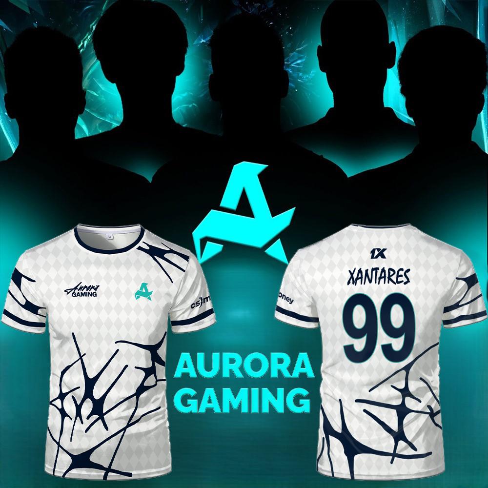 Esports Gaming Shirts - Esports Team Aurora Gaming Jersey T-shirts