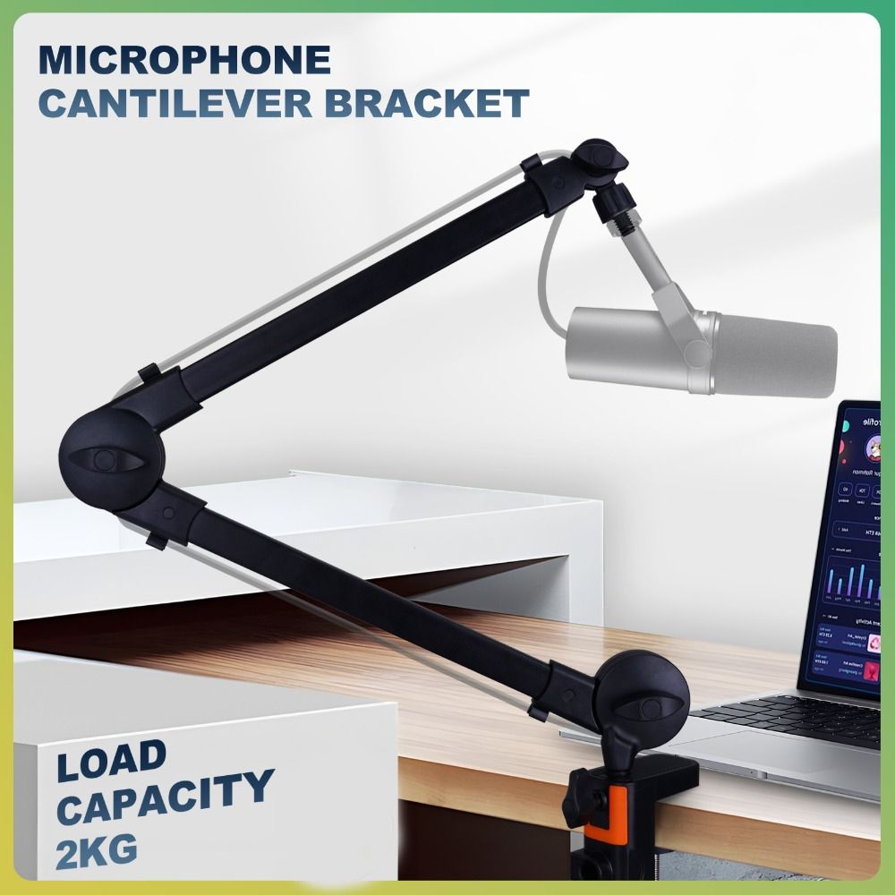 Microphone Arm Boom - Microfoonarm Microfoonstandaard Bureau gemonteerd 360° °
