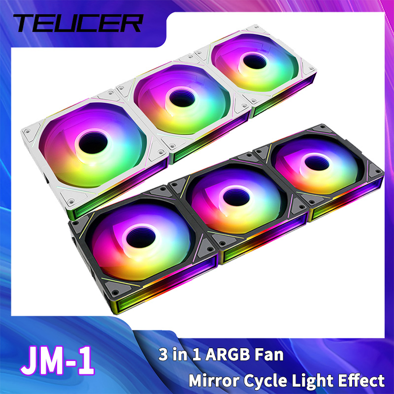 Esports Gaming Fan - TEUCER JM-1 Computerkast Fan ARGB Spiegel