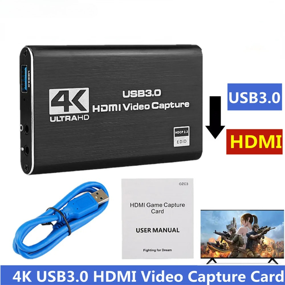 4K USB 3.0 Video Capture Card  - Capture Card 4K Hdmi recensie en prijs