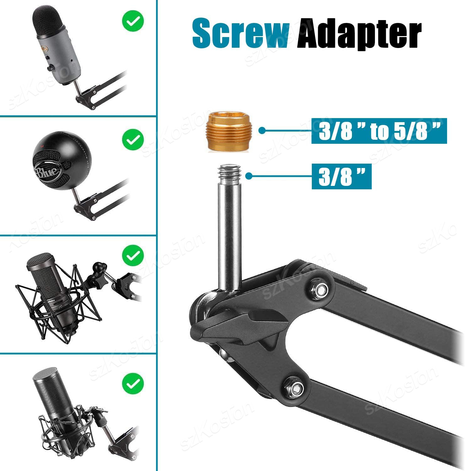 Articule Arm Microfoon Stand O - Microphone Arm Boom recensie en prijs