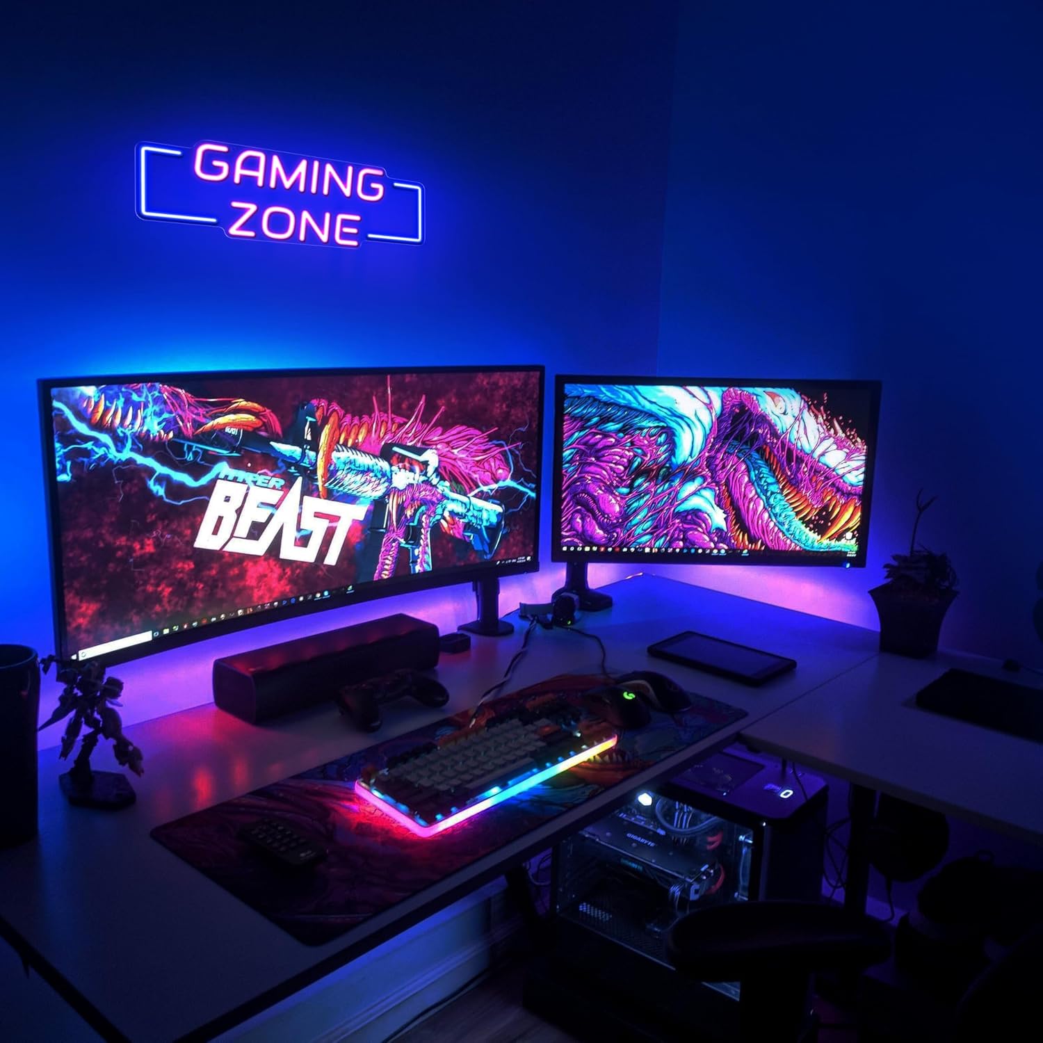 Gaming Zone Neonbord USB LED N - Esports Gaming Zone recensie en prijs