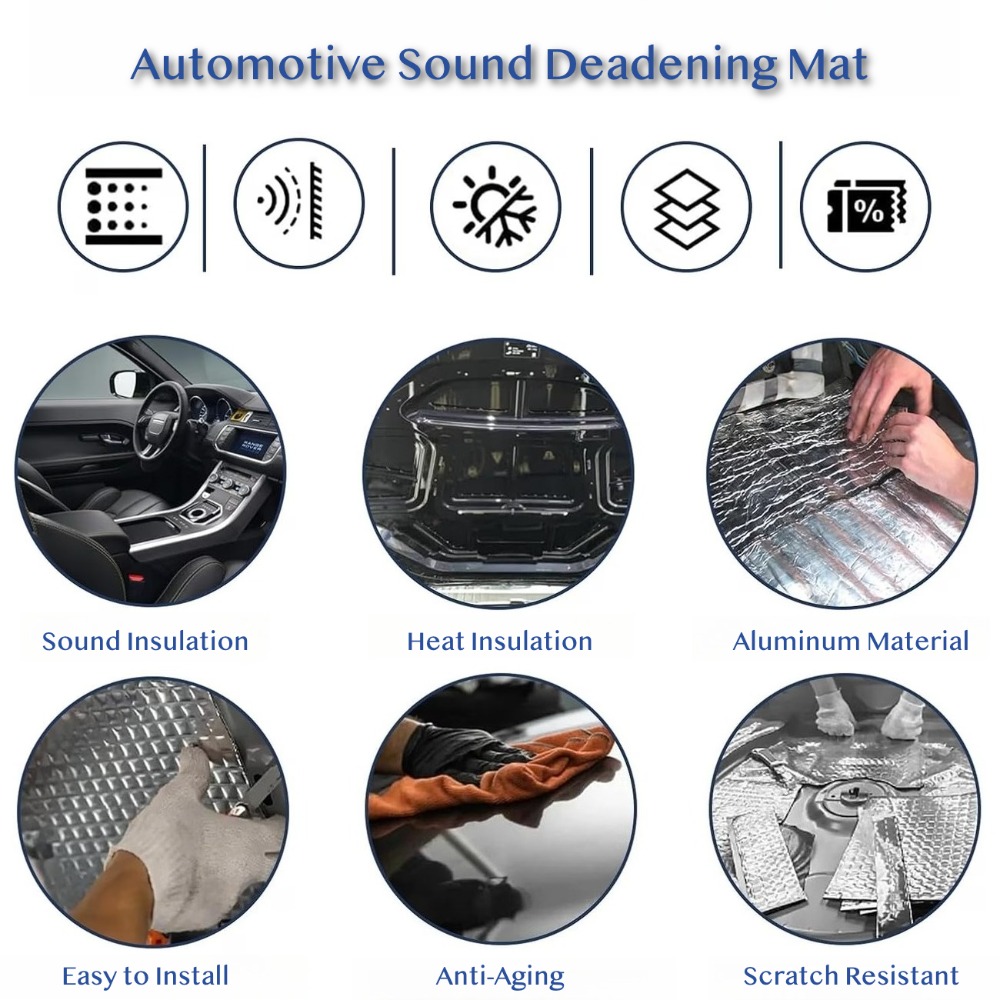 10PCS 10mm Auto Geluid Deadeni - Sound Dampening Foam recensie en prijs