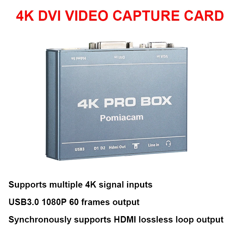 4K PRO BOX DVI HDMI VGA naar U - Capture Card 4K Hdmi recensie en prijs