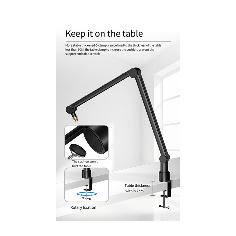 360 graden verstelbare microfo - Microphone Arm Boom recensie en prijs