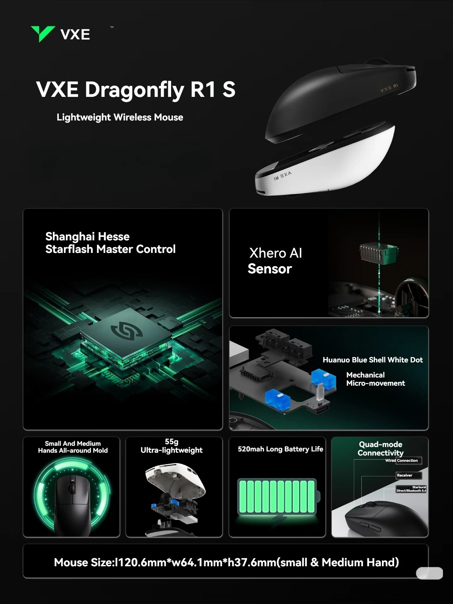 NIEUWE ATK VXE Dragonfly R1 S  - Esports Gaming News recensie en prijs