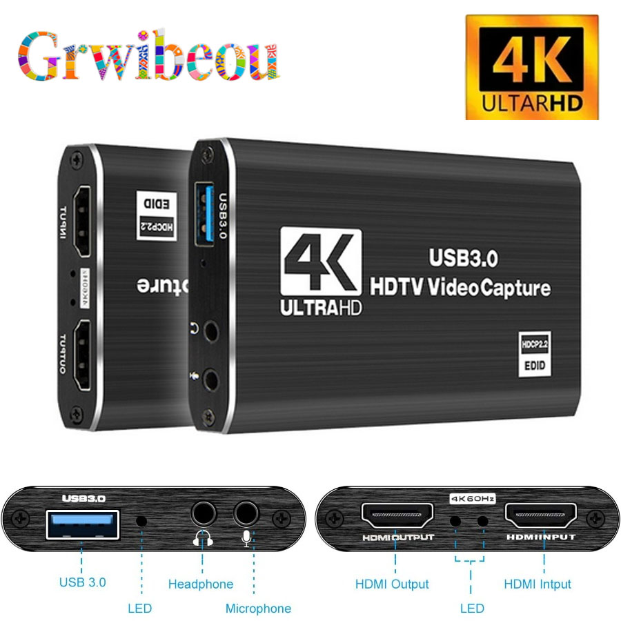 4K USB 3.0 Video Capture Card  - Capture Card 4K Hdmi recensie en prijs