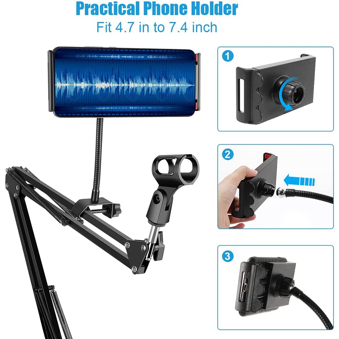 NALFI-microfoonstandaard, vers - Microphone Arm Boom recensie en prijs