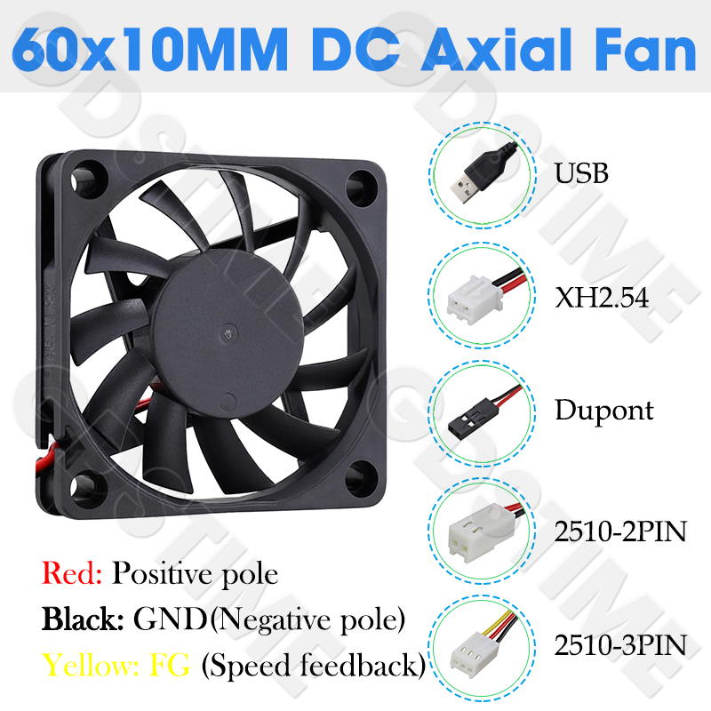 GDSTIME 60mm ventilator 24V 12 - Esports Gaming Fan recensie en prijs