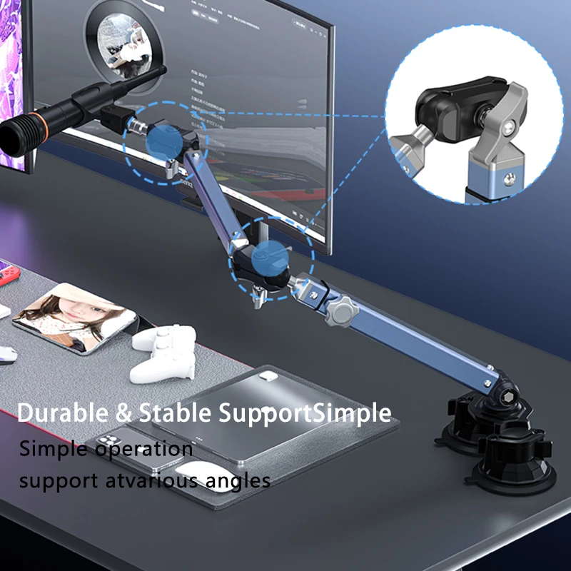 Professionele dubbele zuignapb - Microphone Arm Boom recensie en prijs