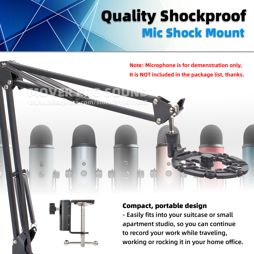 Voor Blue Yeti Pro Tafelblad S - Microphone Arm Boom recensie en prijs