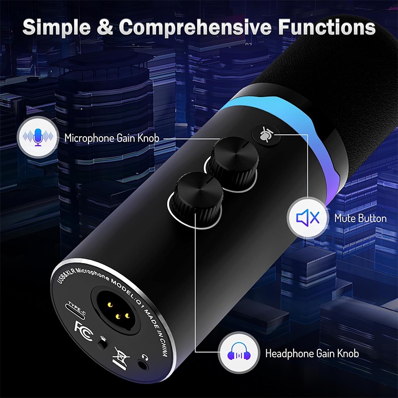USB-gamingmicrofoon met boogar - Microphone Arm Boom recensie en prijs